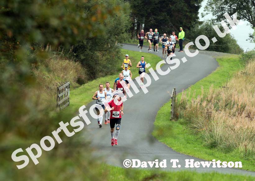 Ceri Rees on his way to winning the Kielder Marathon for the second year.
